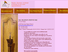 Tablet Screenshot of ma-maison-peinture.com